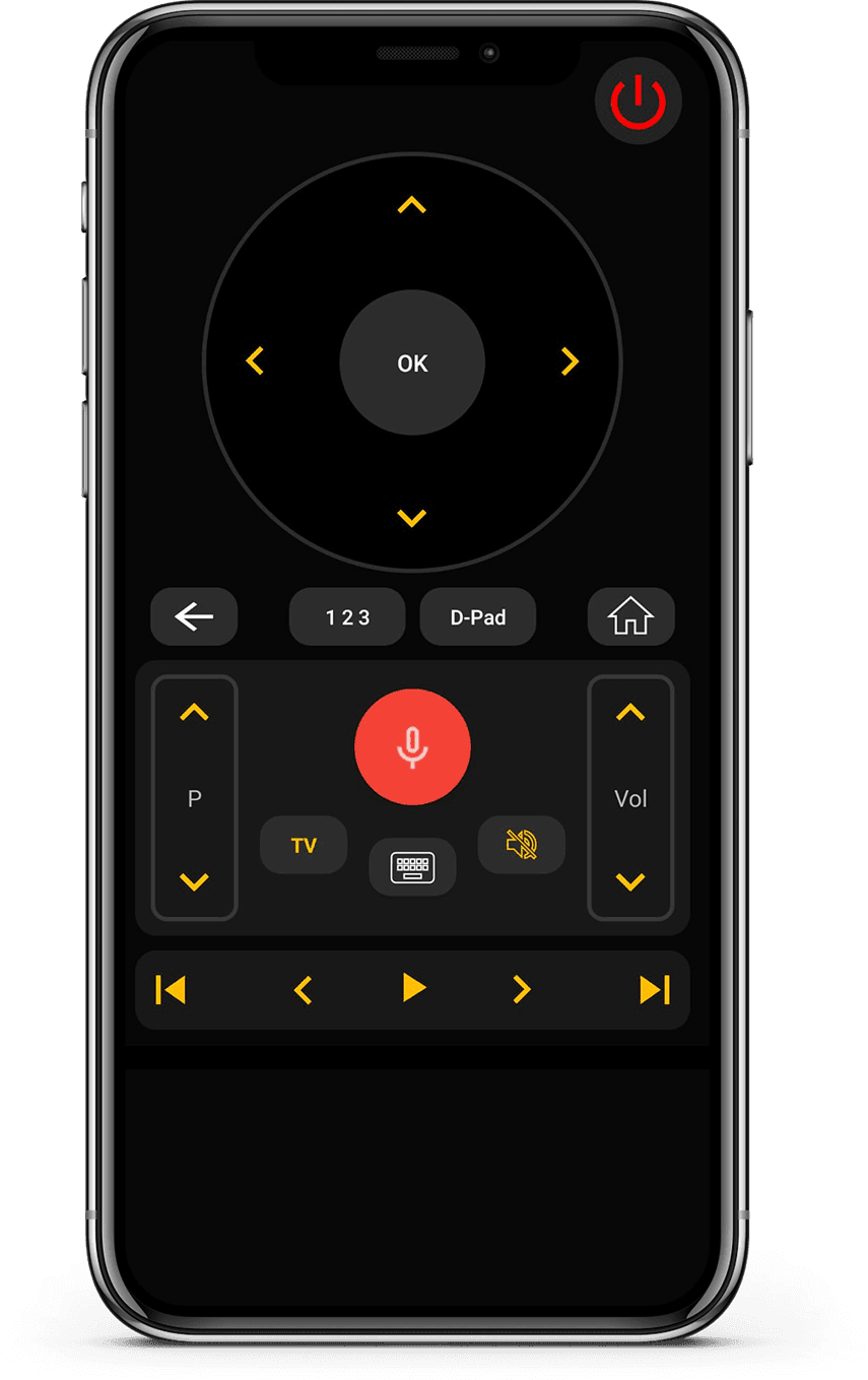 Mobile app mockup